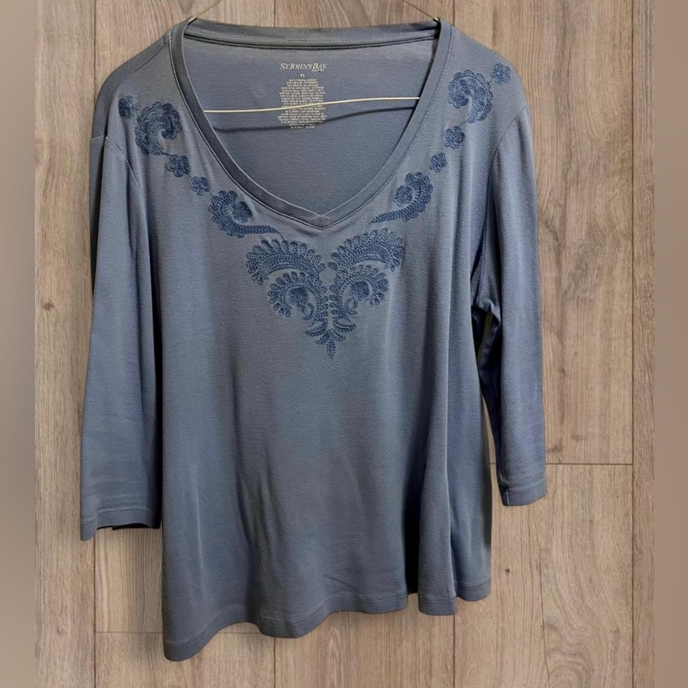Vintage St. John's Bay Blue Tee